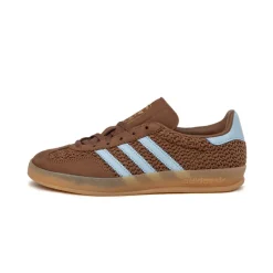Leder Sneaker|Terrace Casual Sneaker*Adidas Gazelle Indoor W Preloved Brown / Clear Sky / Gum 3