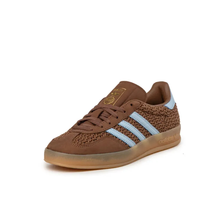 Leder Sneaker|Terrace Casual Sneaker*Adidas Gazelle Indoor W Preloved Brown / Clear Sky / Gum 3