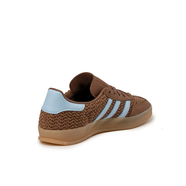 Leder Sneaker|Terrace Casual Sneaker*Adidas Gazelle Indoor W Preloved Brown / Clear Sky / Gum 3