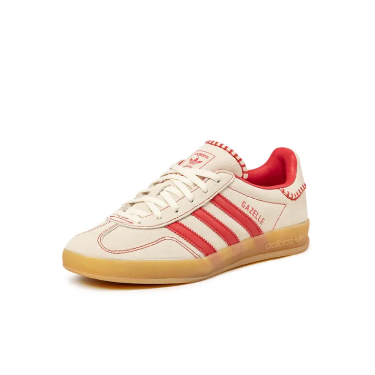 Leder Sneaker|Terrace Casual Sneaker*Adidas Gazelle Indoor W Beta Scarlett / Beta Scarlett / Cream White