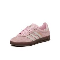 Leder Sneaker|Terrace Casual Sneaker*Adidas Gazelle Indoor W Cloud Pink / Off White / Gum 5