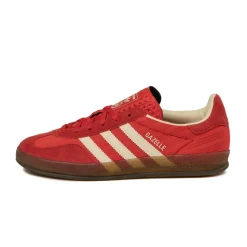 Leder Sneaker|Terrace Casual Sneaker*Adidas Gazelle Indoor W Red / Better Scarlet / Cream White