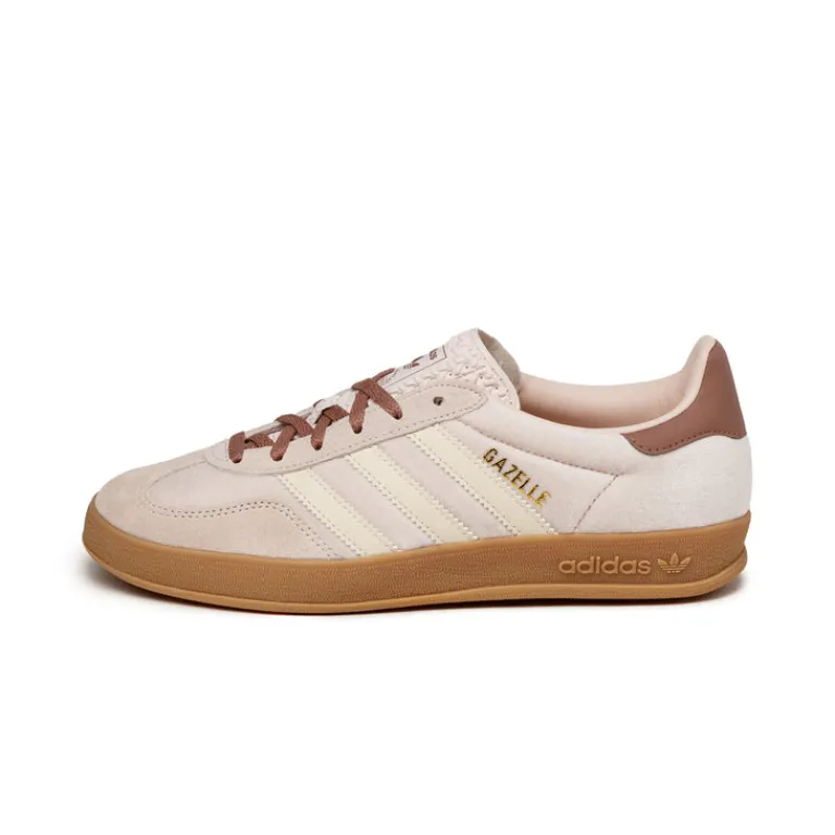 Leder Sneaker|Terrace Casual Sneaker*Adidas Gazelle Indoor W Wonder Quartz / Warm Clay / Gum 3
