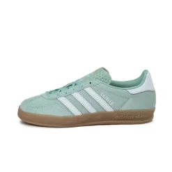 Leder Sneaker|Terrace Casual Sneaker*Adidas Gazelle Indoor W Ash Green / Cloud White / Gum