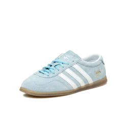 Leder Sneaker|Terrace Casual Sneaker*Adidas Gazelle Low Pro W Clear Sky / Footwear White / Gum 3