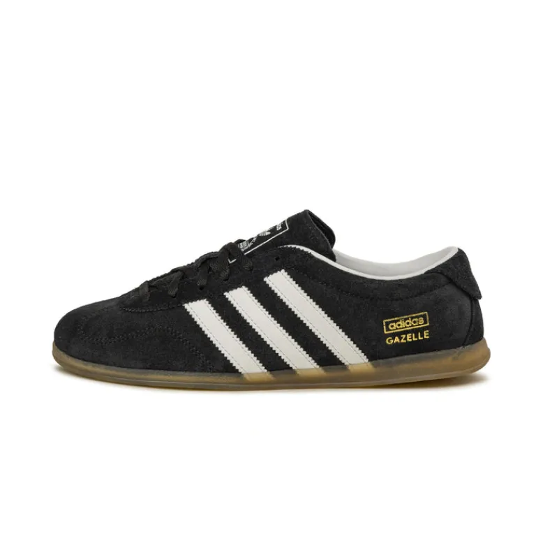 Leder Sneaker|Terrace Casual Sneaker*Adidas Gazelle Low Pro W Core Black / Footwear White / Gum 3
