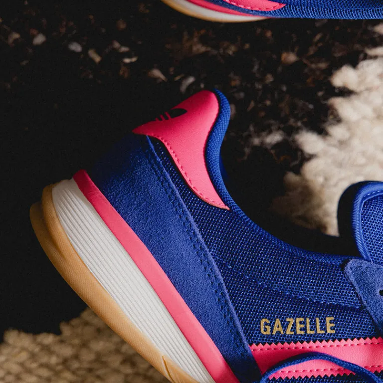 Leder Sneaker|Terrace Casual Sneaker*Adidas Gazelle Sala Royal Blue / Lucid Pink / Footwear White