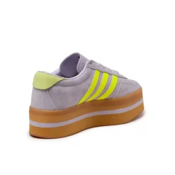 Plateau Sneaker|Leder Sneaker*Adidas Gazelle Stack W Ice Lavender / Solar Yellow / Gum