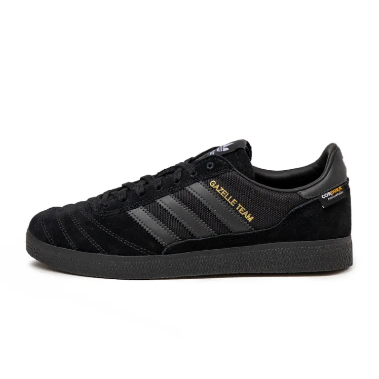 Leder Sneaker|Terrace Casual Sneaker*Adidas Gazelle Team Core Black / Carbon / Footwear White
