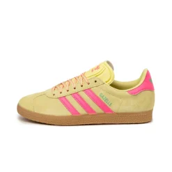 Leder Sneaker|Terrace Casual Sneaker*Adidas Gazelle W Power Yellow / Lucid Pink / Gum 3