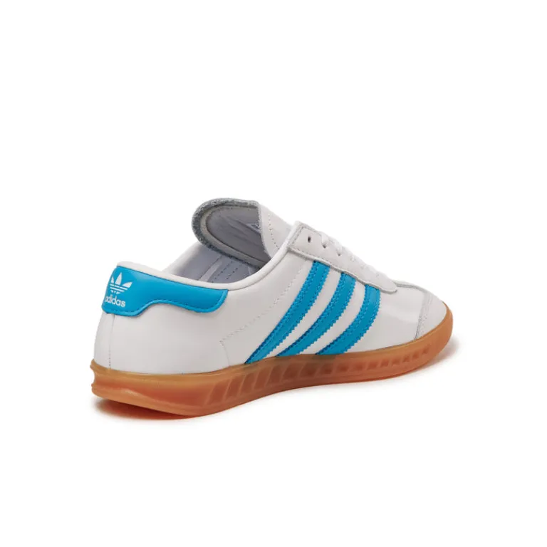 Leder Sneaker|Weiße Sneaker*Adidas Hamburg W Footwear White / Sky Rus / Gum 2