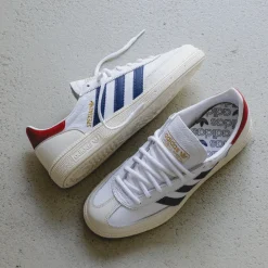 Terrace Casual Sneaker|Weiße Sneaker*Adidas Handball Spezial Cloud White / Shadow Navy / Team Victory Red