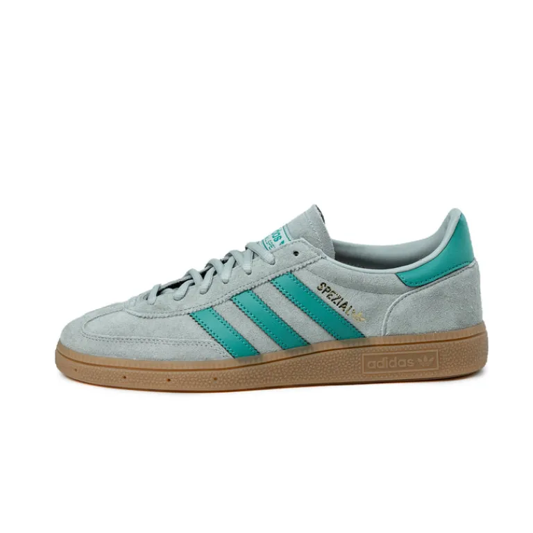 Leder Sneaker|Terrace Casual Sneaker*Adidas Handball Spezial Grey Two / Pure Teal / Gold Metallic