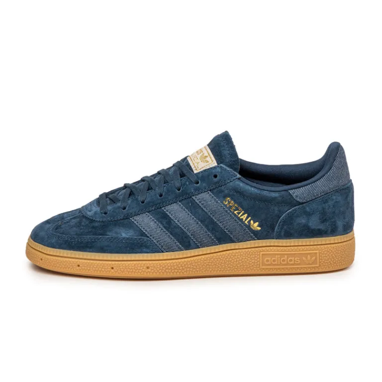 Leder Sneaker|Terrace Casual Sneaker*Adidas Handball Spezial Collegiate Navy / Collegiate Navy / Gum 3