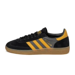 Leder Sneaker|Terrace Casual Sneaker*Adidas Handball Spezial Core Black / Preloved Yellow / Grey Six