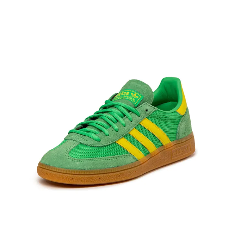 Leder Sneaker|Terrace Casual Sneaker*Adidas Handball Spezial Energy Green / Pure Sulfur / Gum 2