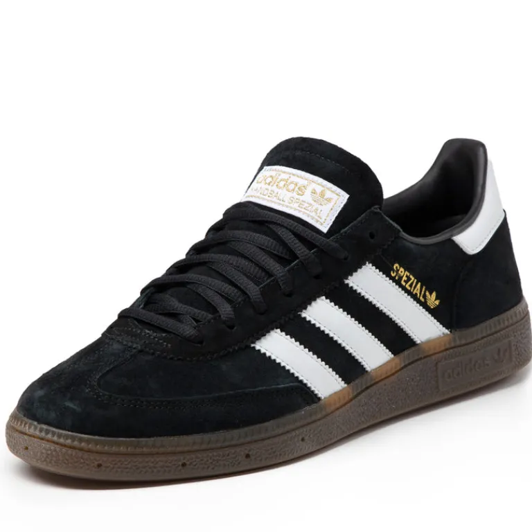 Leder Sneaker|Terrace Casual Sneaker*Adidas Handball Spezial Core Black / Footwear White / Gum 5
