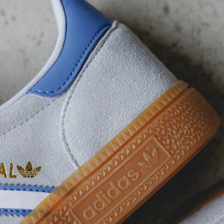 Leder Sneaker|Terrace Casual Sneaker*Adidas Handball Spezial Half Blue / Footwear White / Focus Blue