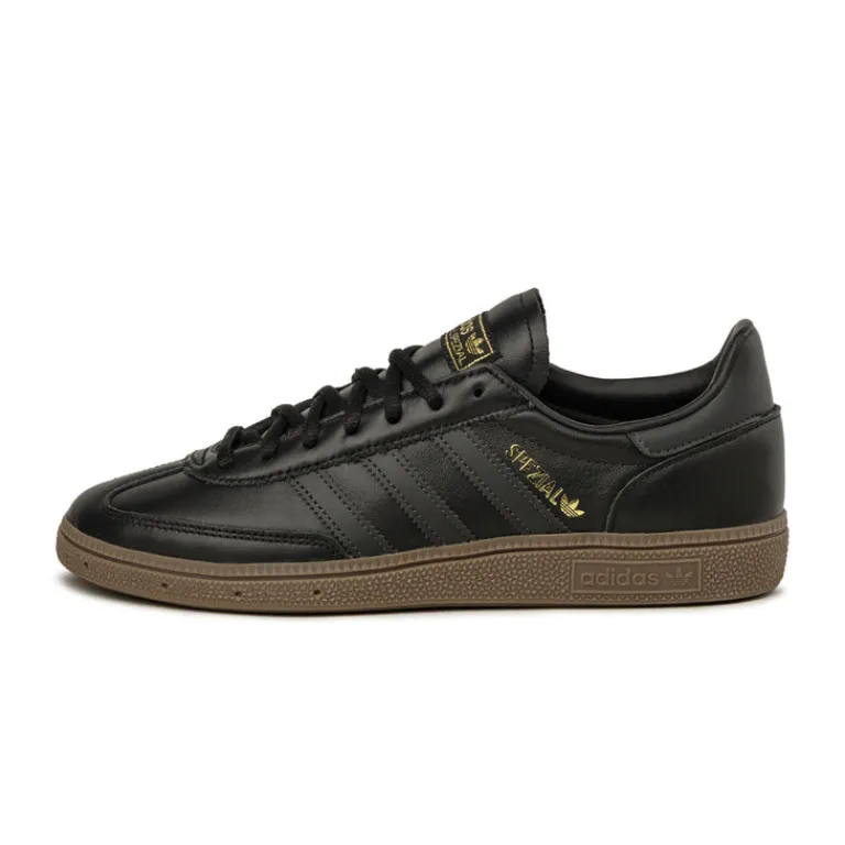 Leder Sneaker|Terrace Casual Sneaker*Adidas Handball Spezial Core Black / Carbon / Gold Metallic