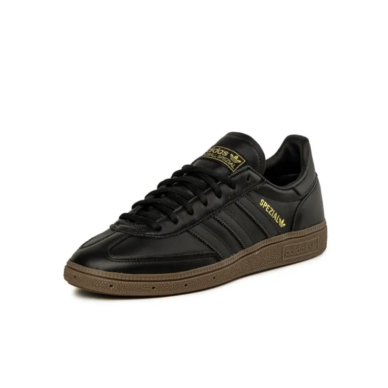 Leder Sneaker|Terrace Casual Sneaker*Adidas Handball Spezial Core Black / Carbon / Gold Metallic