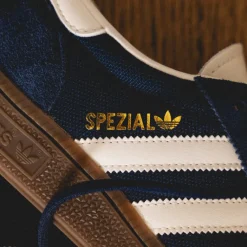 Leder Sneaker|Terrace Casual Sneaker*Adidas Handball Spezial Night Indigo / Cloud White / Cream White