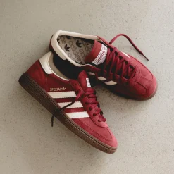 Leder Sneaker|Terrace Casual Sneaker*Adidas Handball Spezial Noble Maroon / Crew White / Gum 5
