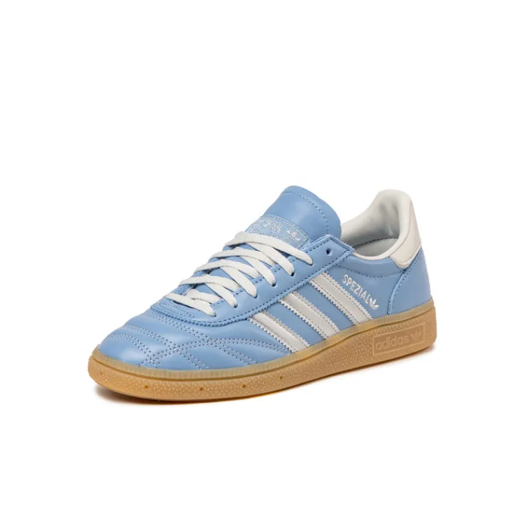 Leder Sneaker|Terrace Casual Sneaker*Adidas Handball Spezial W Ash Blue / Silver Metallic / Orbit Grey