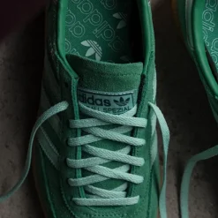 Leder Sneaker|Terrace Casual Sneaker*Adidas Handball Spezial W Green / Clear Mint / Gum