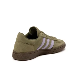 Leder Sneaker|Terrace Casual Sneaker*Adidas Handball Spezial W Focus Olive / Violet Tone / Gum