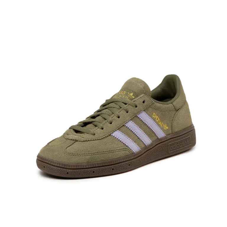 Leder Sneaker|Terrace Casual Sneaker*Adidas Handball Spezial W Focus Olive / Violet Tone / Gum