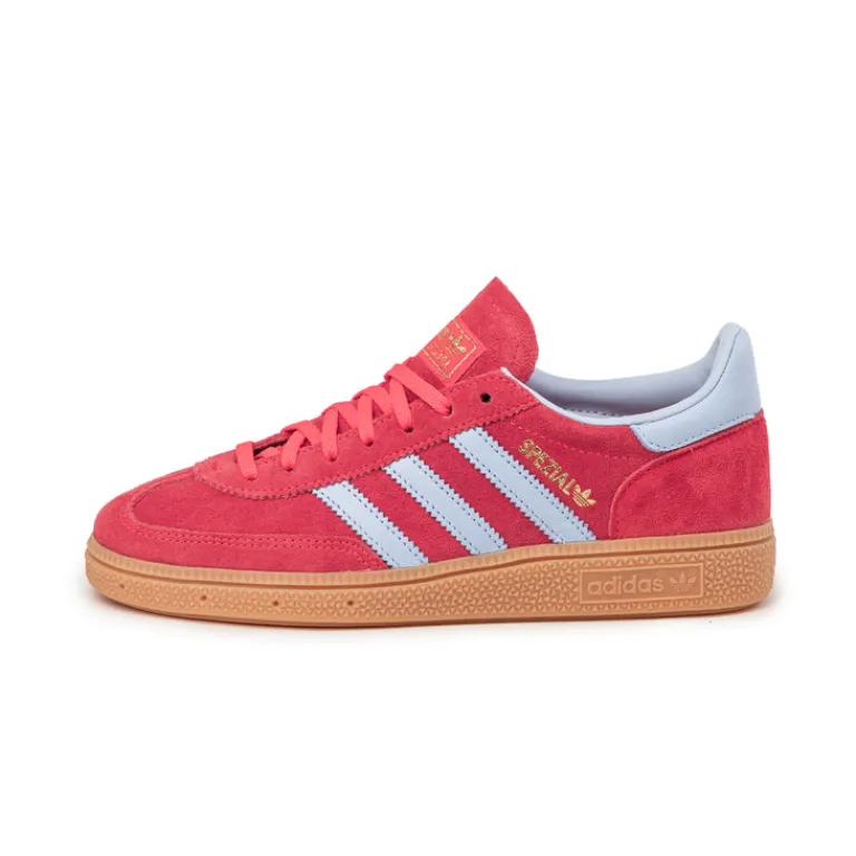 Leder Sneaker|Terrace Casual Sneaker*Adidas Handball Spezial W Lucid Red / Glow Blue / Gum 1