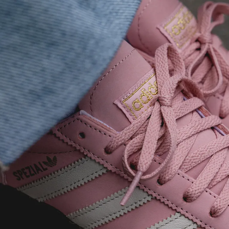 Leder Sneaker|Terrace Casual Sneaker*Adidas Handball Spezial W Wonder Mauve / Alumina / Gum
