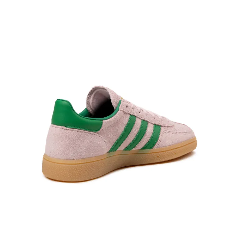 Leder Sneaker|Terrace Casual Sneaker*Adidas Handball Spezial W Clear Pink / Green / Gold Metallic