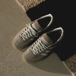 Leder Sneaker|Terrace Casual Sneaker*Adidas Handball Spezial W Silver Pebble / Orbit Grey / Gum 4