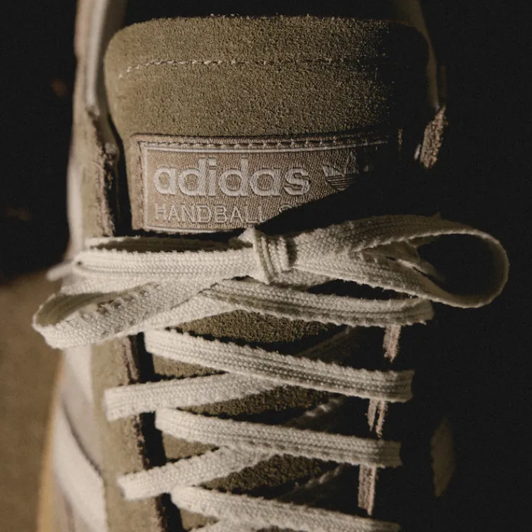 Leder Sneaker|Terrace Casual Sneaker*Adidas Handball Spezial W Silver Pebble / Orbit Grey / Gum 4
