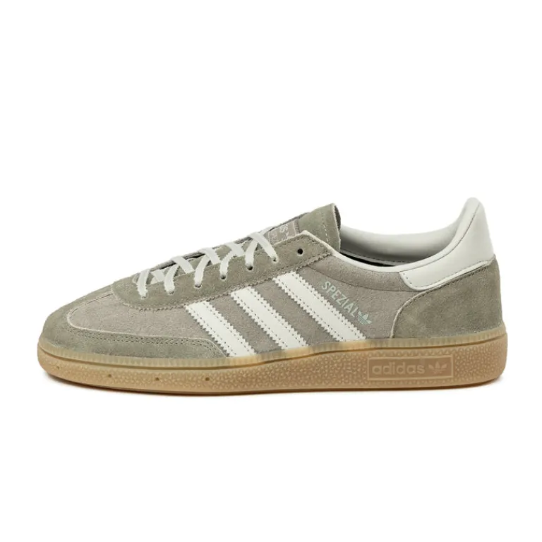 Leder Sneaker|Terrace Casual Sneaker*Adidas Handball Spezial W Silver Pebble / Orbit Grey / Gum 4