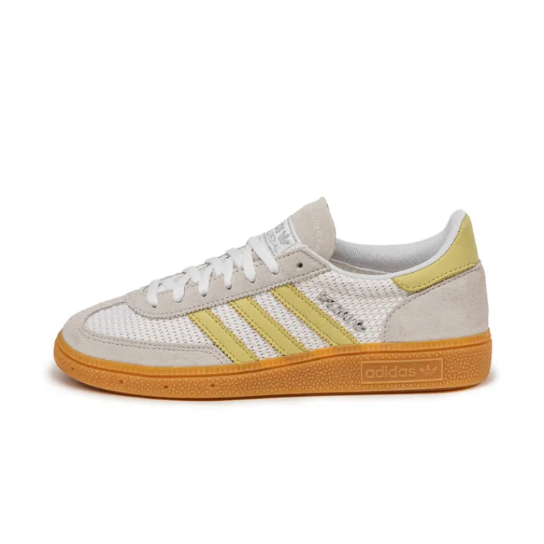 Leder Sneaker|Terrace Casual Sneaker*Adidas Handball Spezial W Footwear White / Power Yellow / Silver Metallic