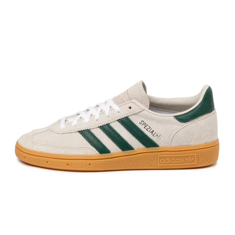 Leder Sneaker|Terrace Casual Sneaker*Adidas Handball Spezial W Alumina / Collegiate Green / Gum