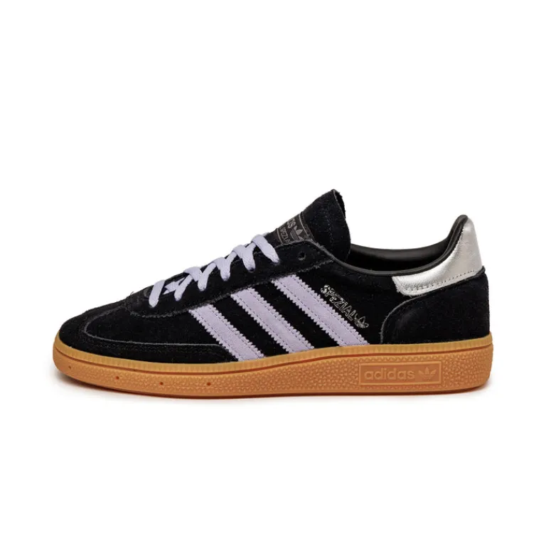 Leder Sneaker|Terrace Casual Sneaker*Adidas Handball Spezial W Core Black / Violet Tone / Gum 1