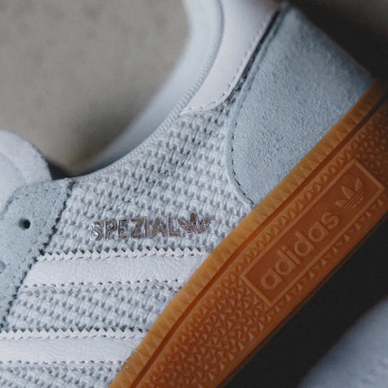 Leder Sneaker|Terrace Casual Sneaker*Adidas Handball Spezial W Half Blue / Footwear White / Wonder Blue