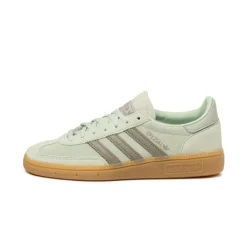 Leder Sneaker|Terrace Casual Sneaker*Adidas Handball Spezial W Linen Green / Silver Pebble / Wonder Silver