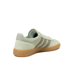 Leder Sneaker|Terrace Casual Sneaker*Adidas Handball Spezial W Linen Green / Silver Pebble / Wonder Silver