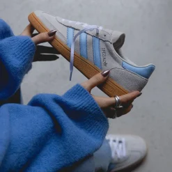 Leder Sneaker|Terrace Casual Sneaker*Adidas Handball Spezial W Alumina / Clear Sky / Gum