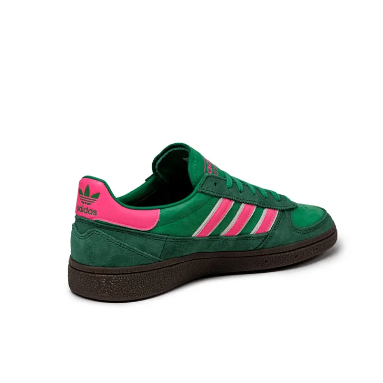 Leder Sneaker|Terrace Casual Sneaker*Adidas Handball Spezial WM Court Green / Lucid Pink / Off White