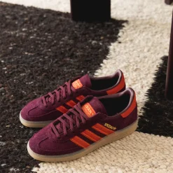Leder Sneaker|Terrace Casual Sneaker*Adidas Handball Spezial W Maroon / Preloved Red / Gum 1