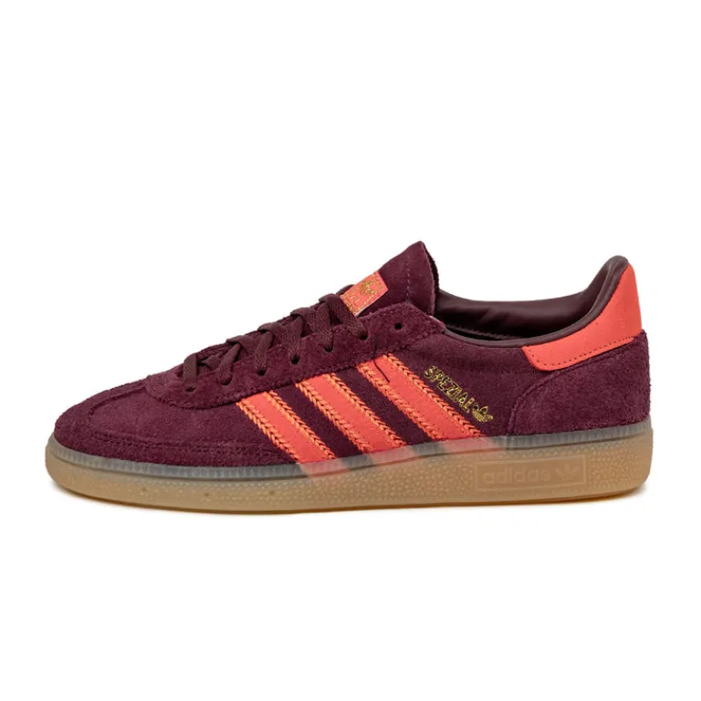 Leder Sneaker|Terrace Casual Sneaker*Adidas Handball Spezial W Maroon / Preloved Red / Gum 1