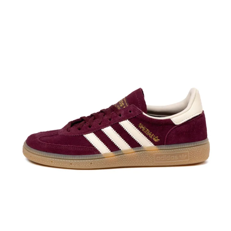 Leder Sneaker|Terrace Casual Sneaker*Adidas Handball Spezial W Maroon / Crew White / Gold Metallic