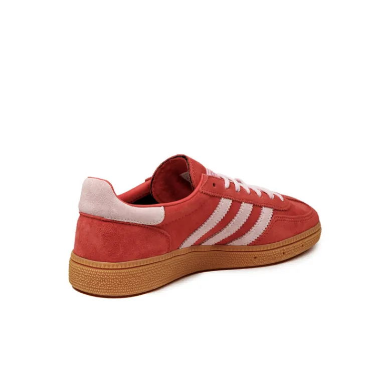 Leder Sneaker|Terrace Casual Sneaker*Adidas Handball Spezial W Bright Red / Clear Pink / Gum