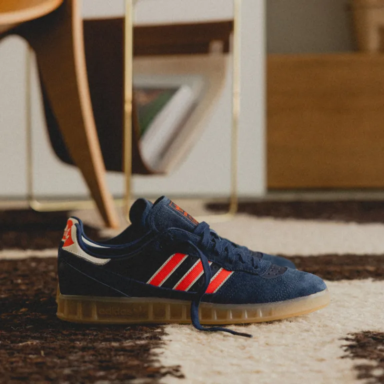 Leder Sneaker|Terrace Casual Sneaker*Adidas Handball Top RM Night Indigo / Solar Red / Core White
