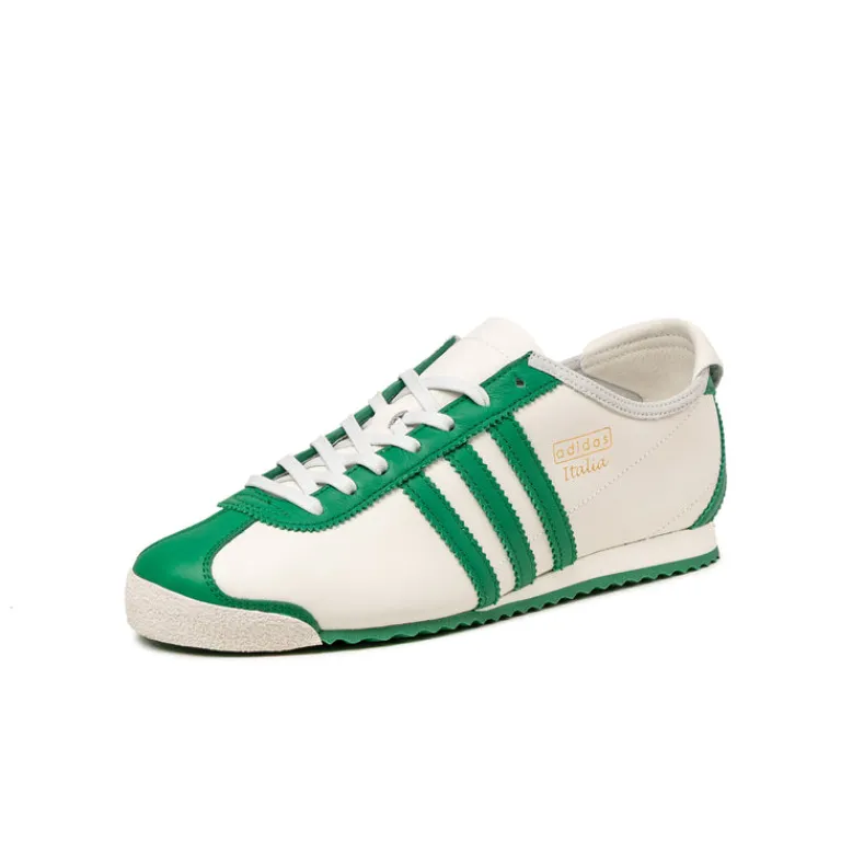 Leder Sneaker|Terrace Casual Sneaker*Adidas Italia 60s *Made in Italy* Chalk White / Green / Cream White